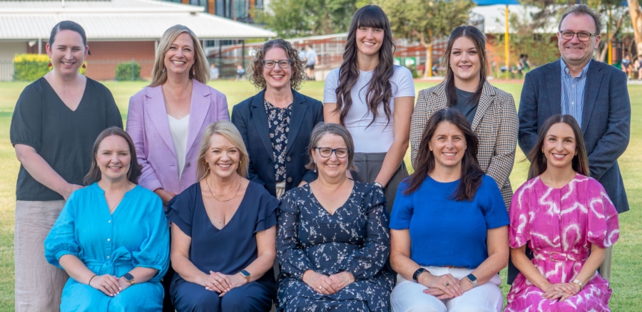 A group photo of the leadership team of Good Shepherd Lutheran School and Curiosity ELC.